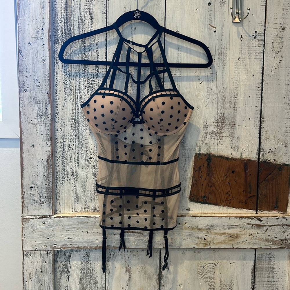 Black Nude Bustier Victoria’s Secret